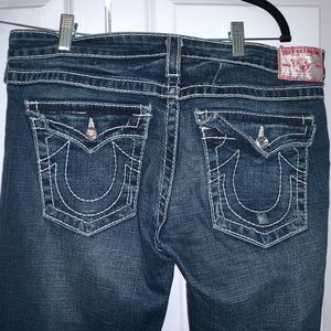True religion jeans boot cut gem buttons